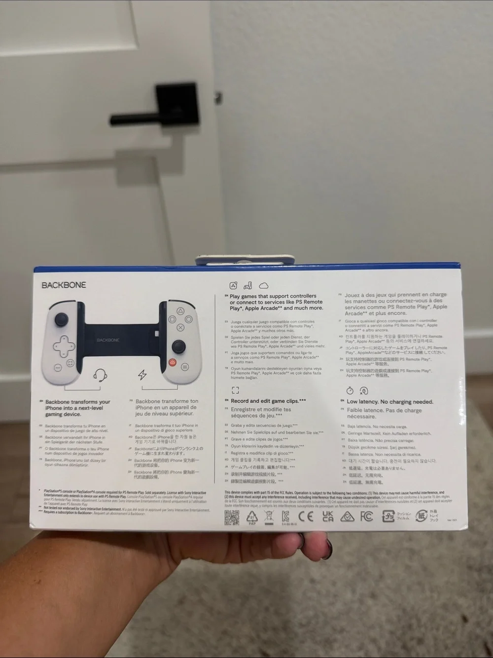 Sony White Backbone One Mobile Controller for iPhone